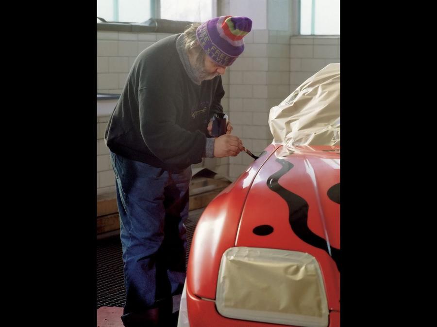 Детали создания BMW Z1 Art Car by A.R. Penck 1991 года  (фото 5 из 7)